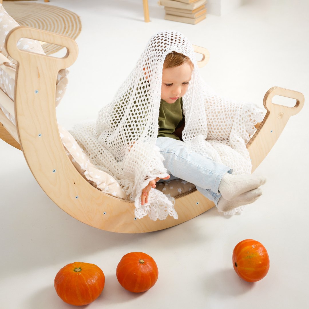 Climbing Arch + Cushion - Montessori Climbers for Toddlers Goodevas