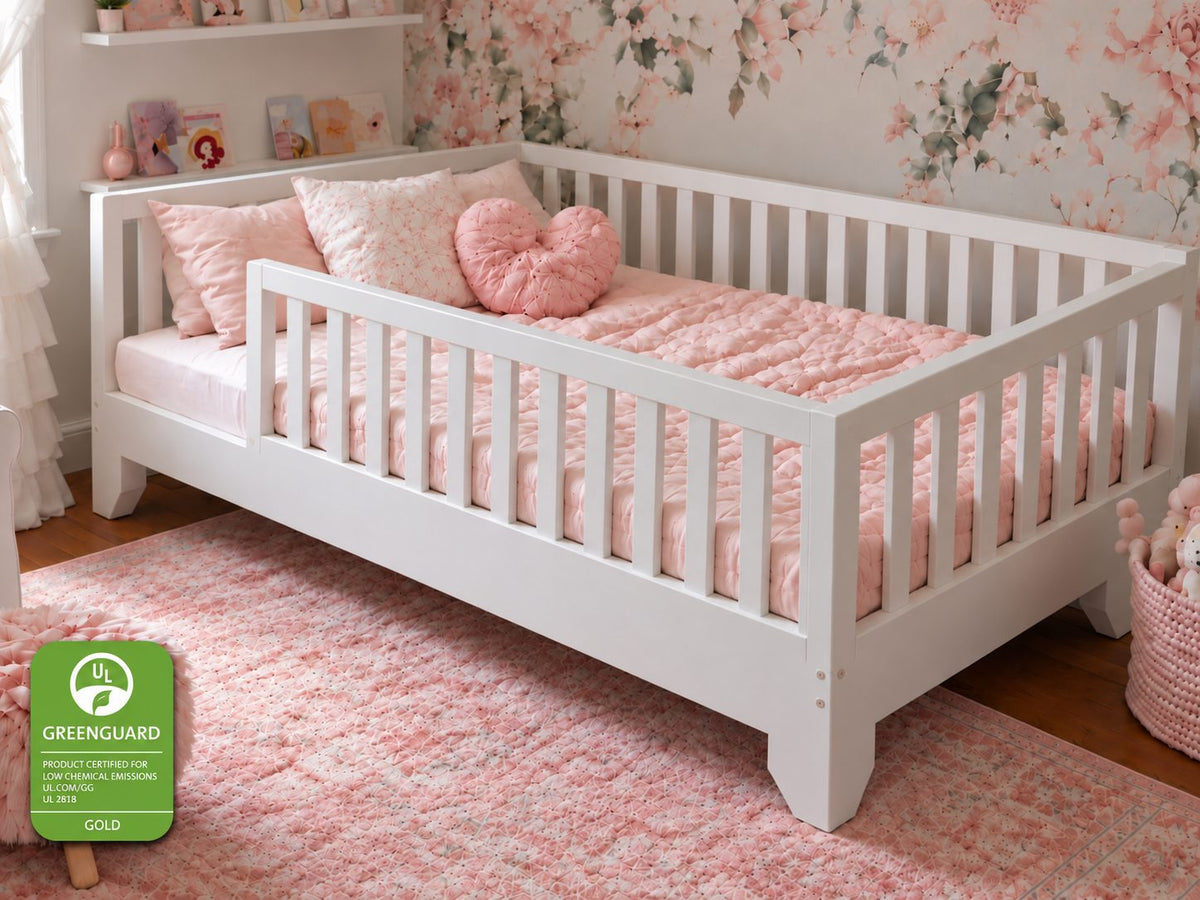 Luca Montessori Floor Bed Removable rails • Optional gate