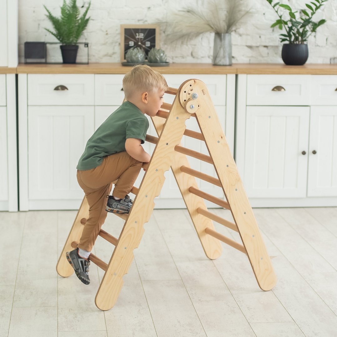 Montessori Triangle Ladder - Handmade Climber for Kids 1-7 y.o. Goodevas