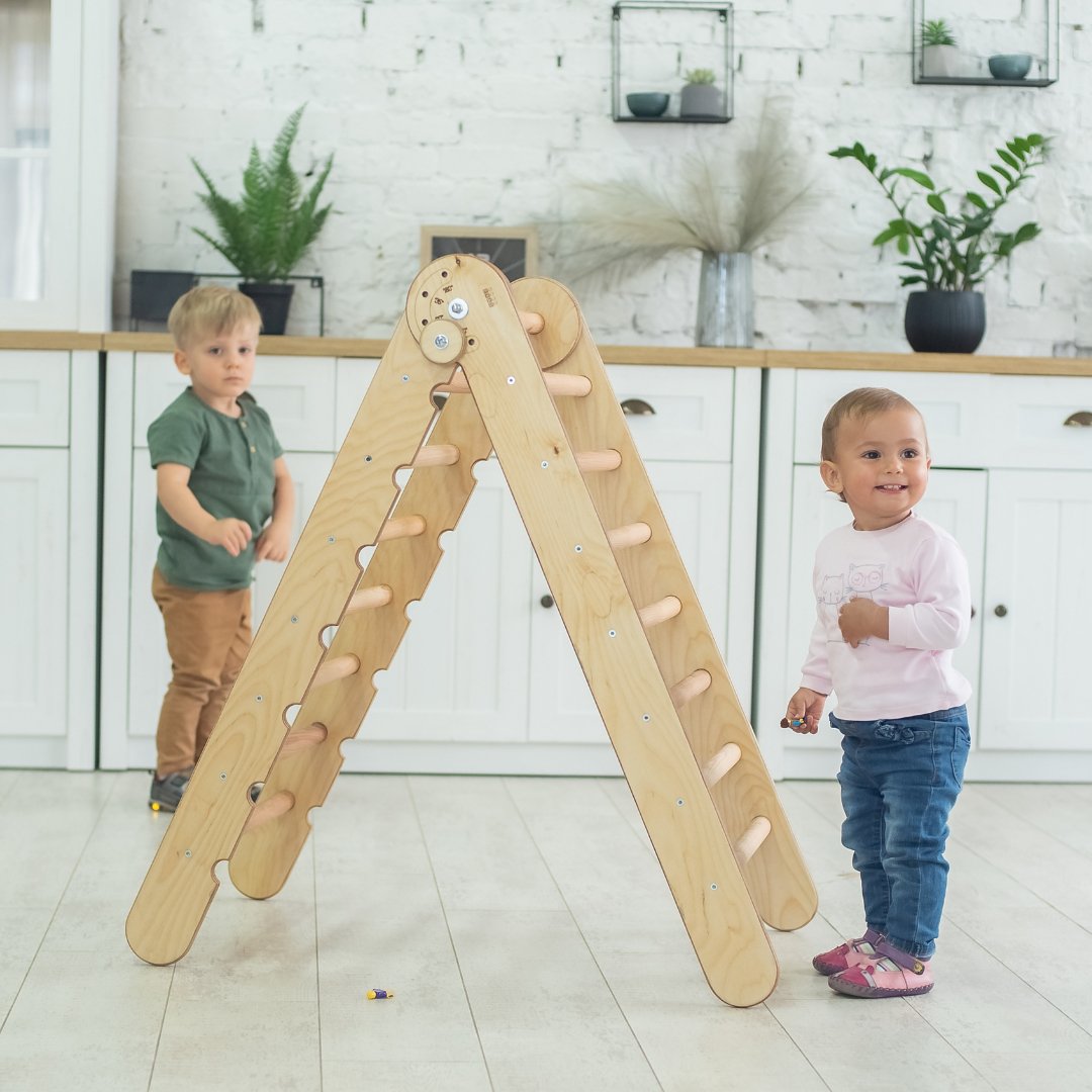 Montessori Triangle Ladder - Handmade Climber for Kids 1-7 y.o. Goodevas