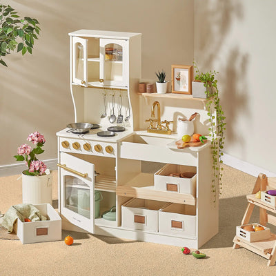 Tiny Land® Trendy Play Kitchen - Montessori Organizer's Paradise Tiny Land