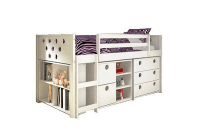 Alyssa Junior Loft Bed with Dressers Custom Kids Furniture