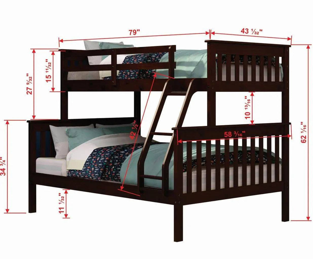 David Twin over Full Bunkbed for Kids Custom Kids Furniture