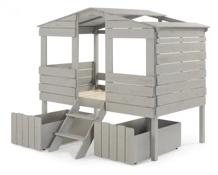 Liam Club House Loft Beds with Storage Drawers Custom Kids Furniture