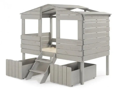 Liam Club House Loft Beds with Storage Drawers Custom Kids Furniture