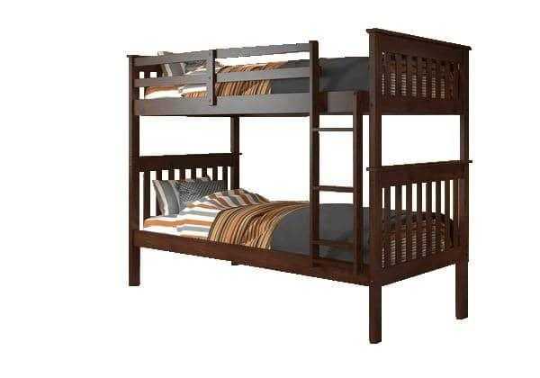Mason Cappuccino Twin Bunkbed Custom Kids Furniture