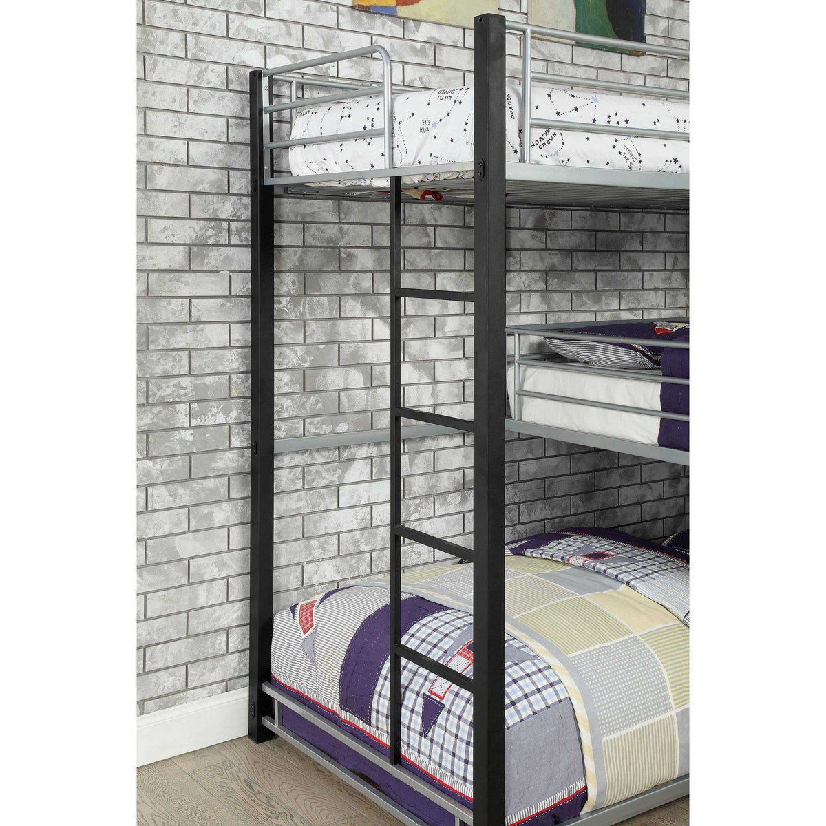 Zak Three Bunk Bed Custom Kids Furniture