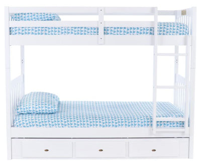 Julia White Bunk Bed Custom Kids Furniture