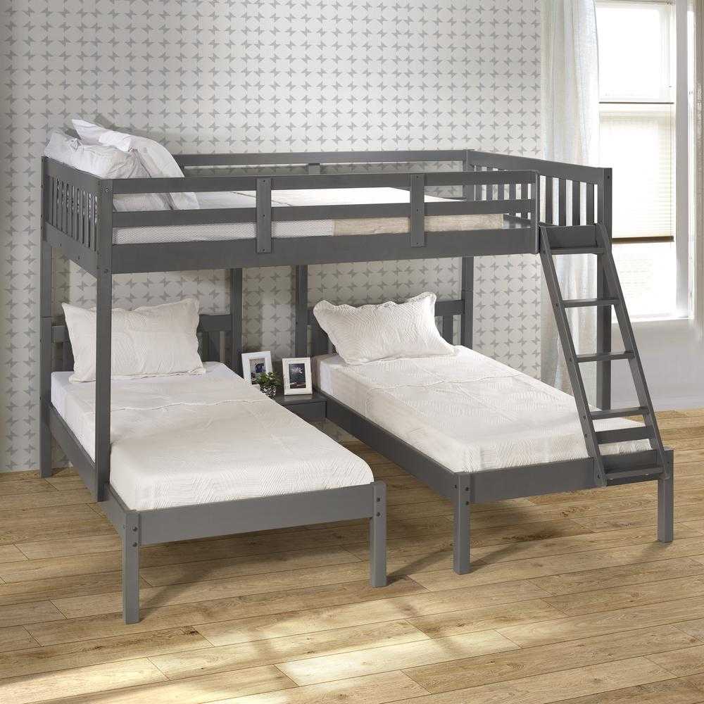 Bentley Full over Double Twin Triple Bunk Bed