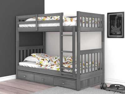 Julia White Bunk Bed Custom Kids Furniture