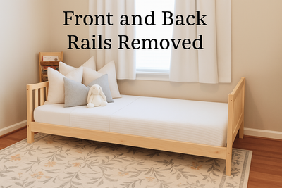 Luca Montessori Toddler Bed | Floor Bed with Rails