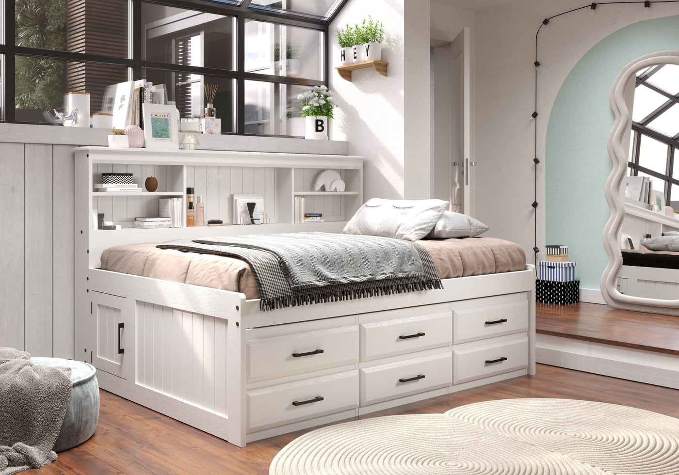 Maya Full Size Bed with Storage