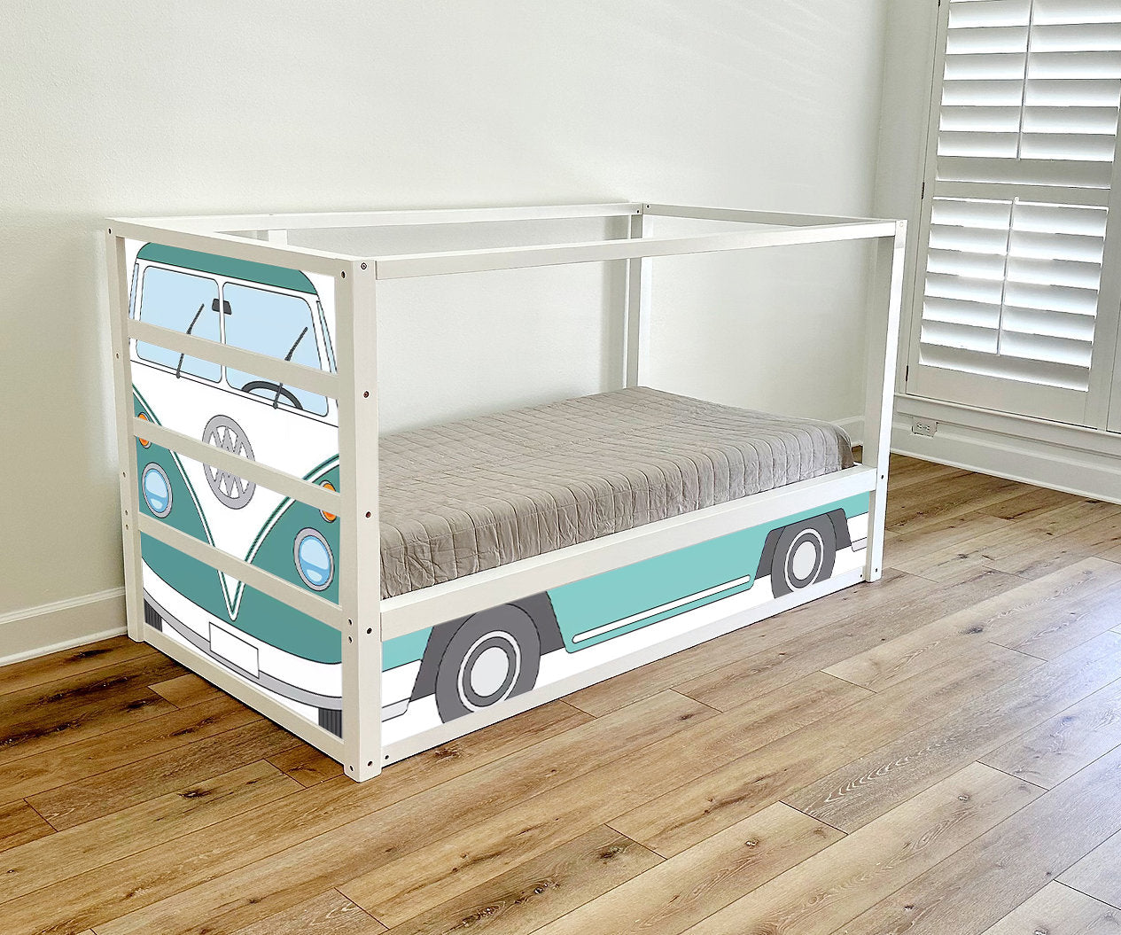 Ivy Twin Canopy Bed Custom Kids Furniture