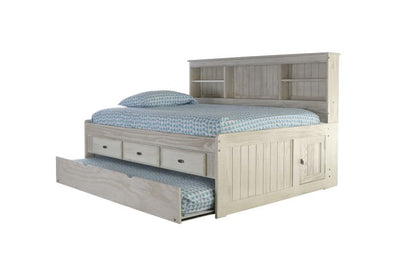 Claire Distressed Full Size Day Bed with Storage