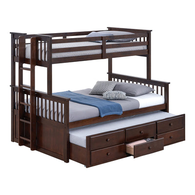 Penelope Twin over Full Captains Bunk Bed