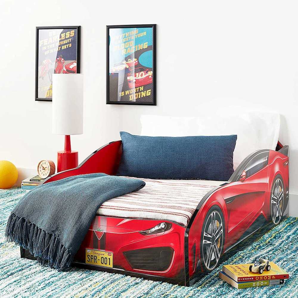 Maverick Toddler Race Car Bed Custom Kids Furniture