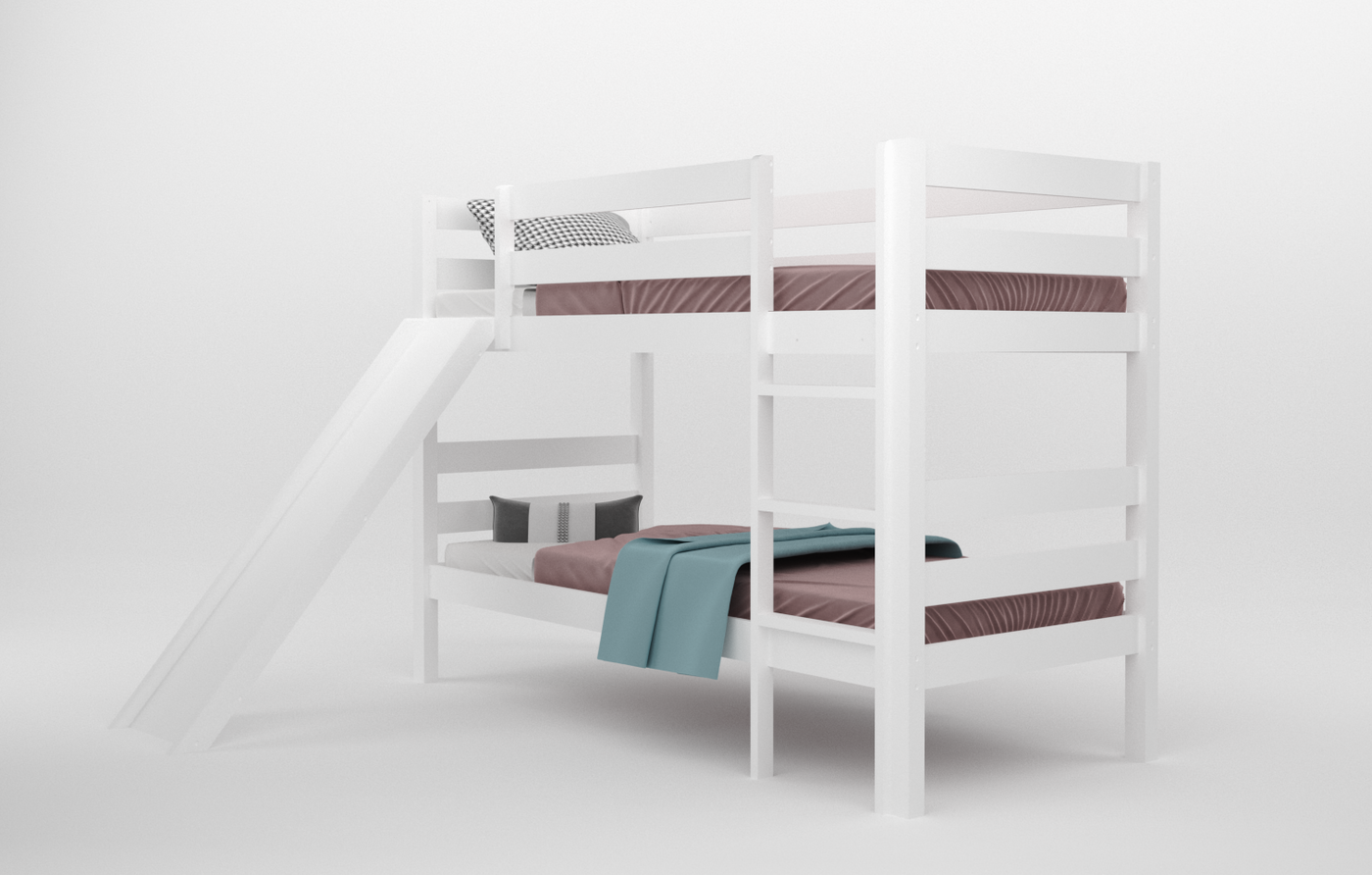 Olivia Bunk Bed with Slide Custom Kids Furniture