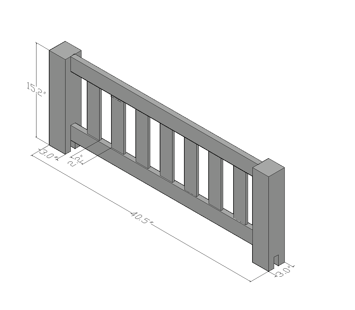 Raya Natural Guardrail Custom Kids Furniture