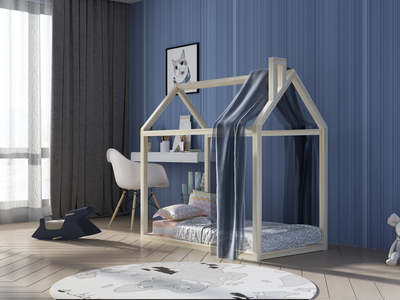 Sophia Twin Montessori Bed with Chimney