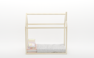 Sophia Toddler Floor Bed with Chimney