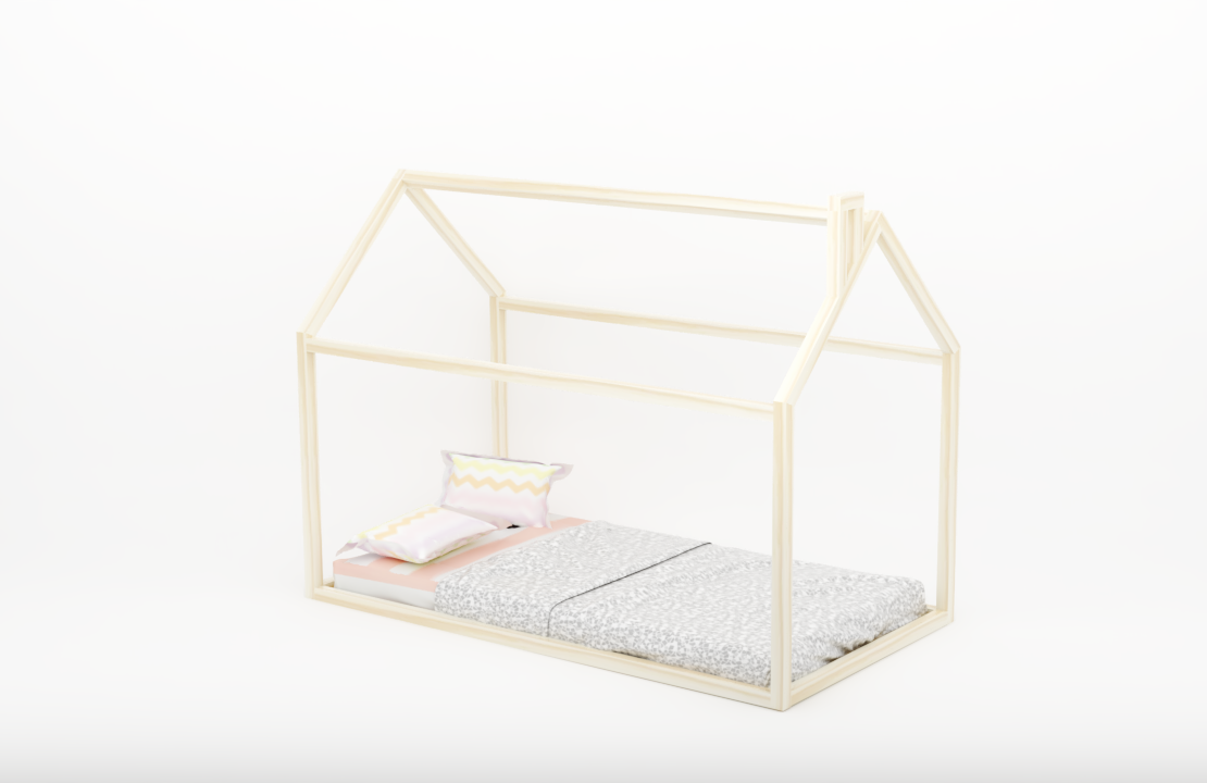 Sophia Twin Montessori Bed with Chimney