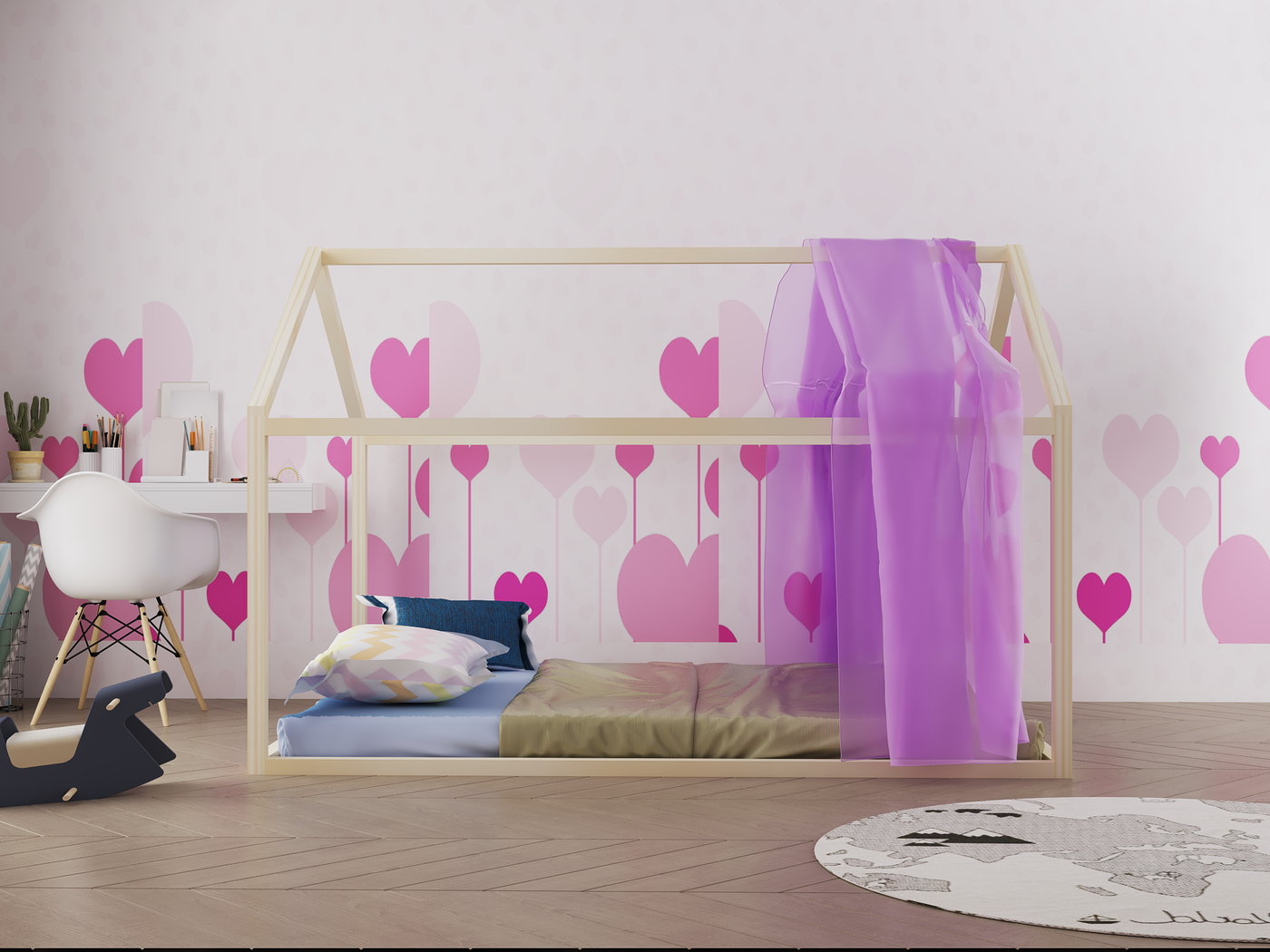 Sophia Montessori House Bed Custom Kids Furniture