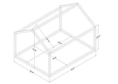 Sophia Montessori House Bed Custom Kids Furniture