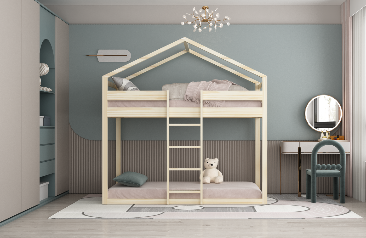 Eloise House Bunk Bed Custom Kids Furniture