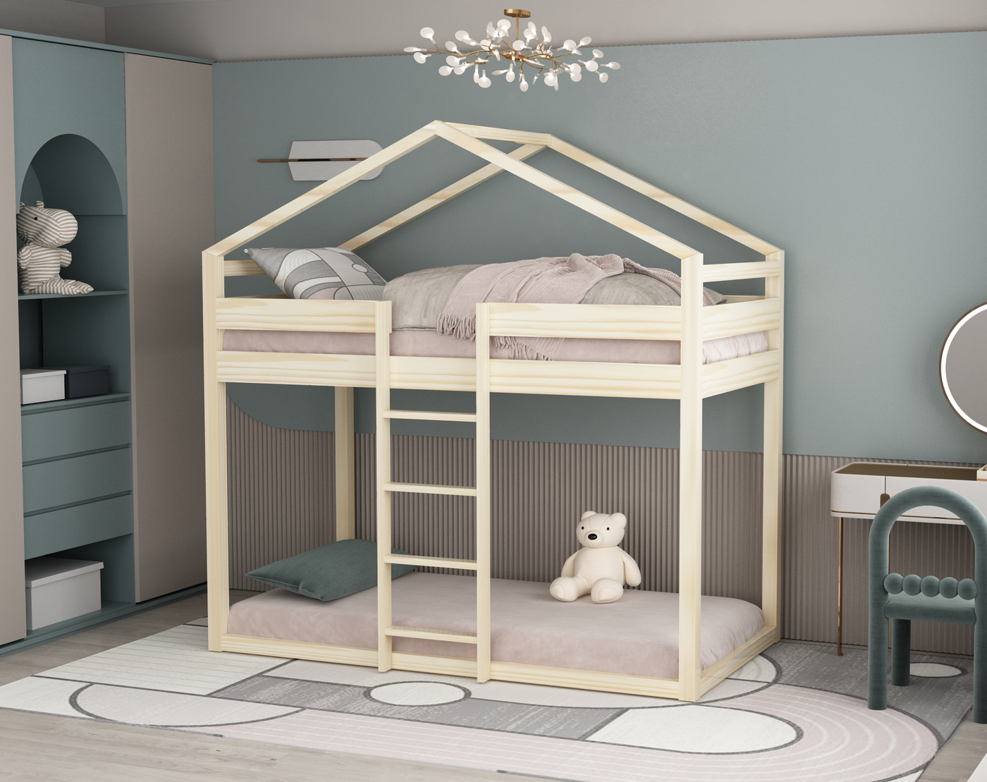 Eloise House Bunk Bed Custom Kids Furniture