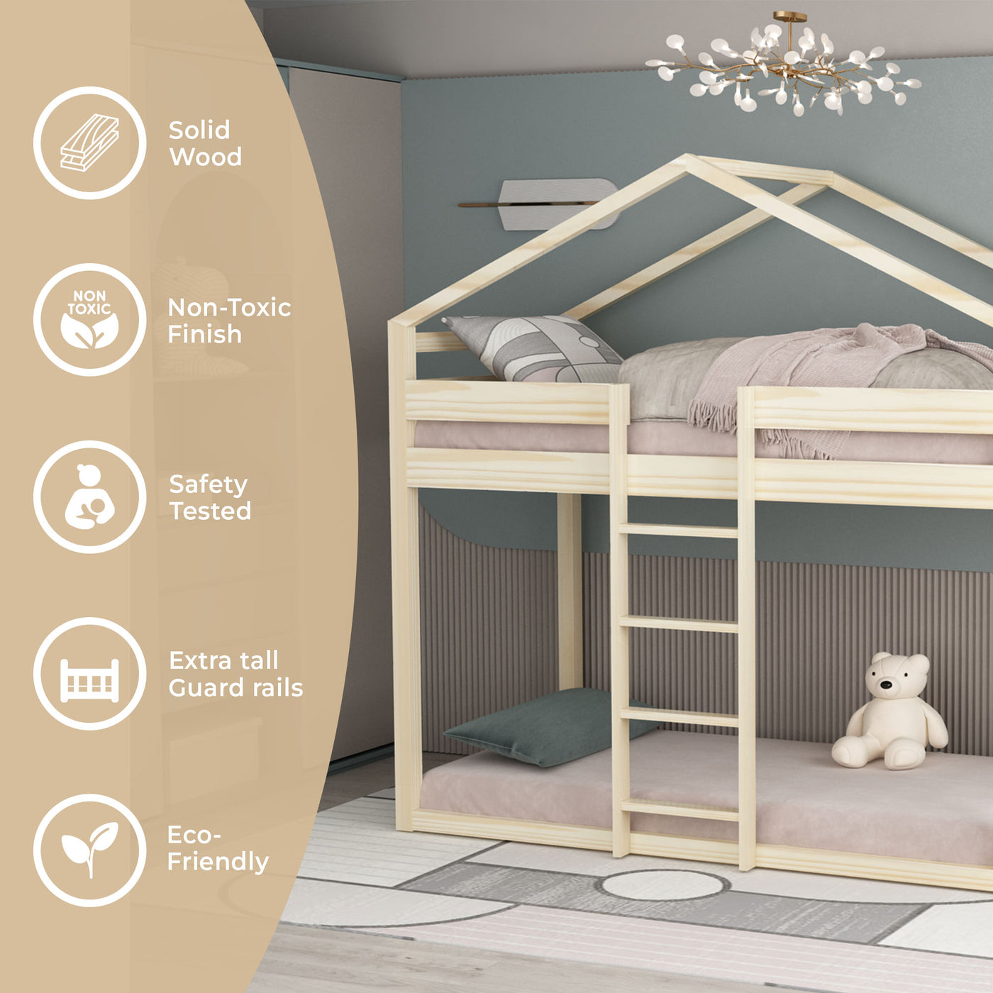 Eloise House Bunk Bed Custom Kids Furniture