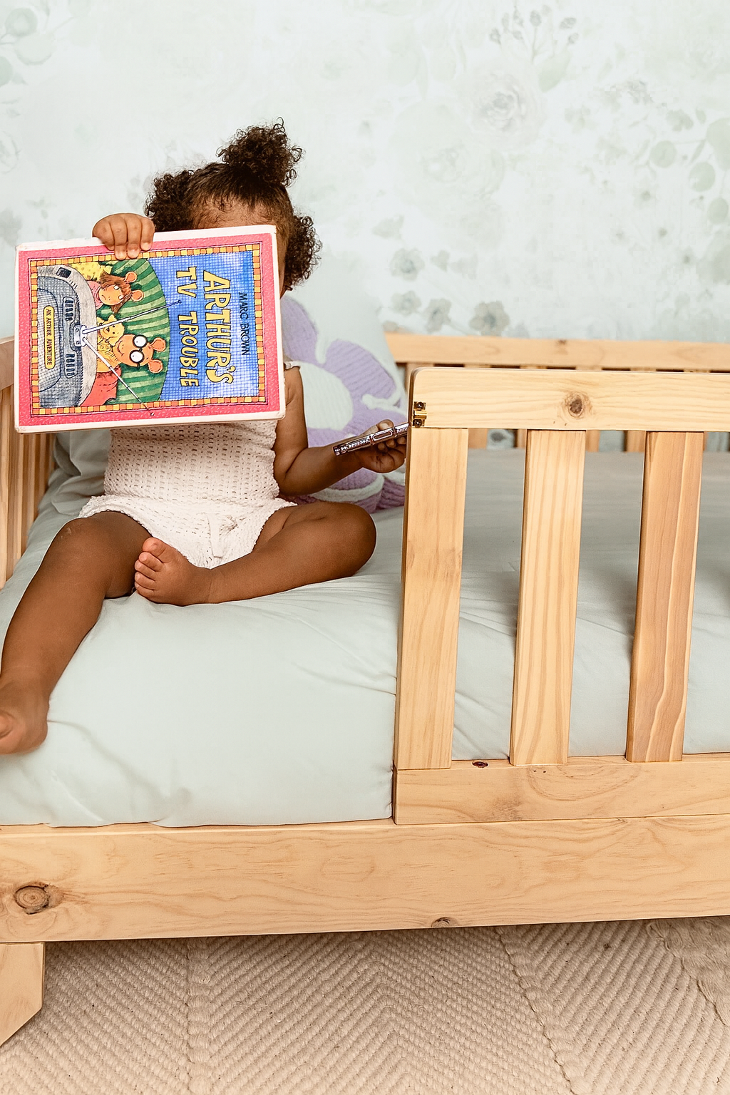 Luca Toddler Floor Bed with Gate | Custom Kids Furniture