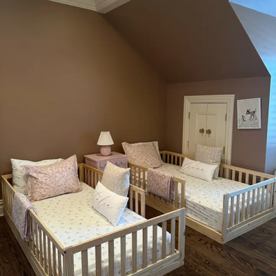 Levi Montessori Floor Bed with Rails