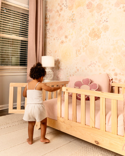 Luca Toddler Floor Bed with Gate | Custom Kids Furniture