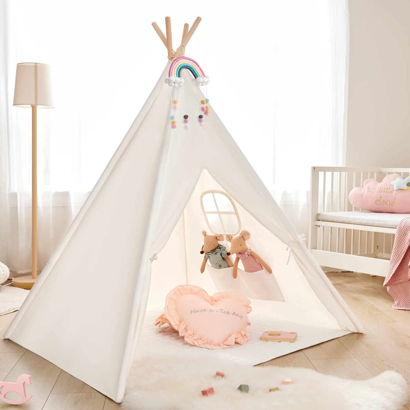 Tiny Land® Teepee for Kids with Mat Tiny Land