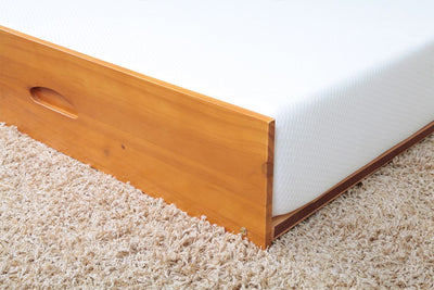 Claire Full Size Storage Bed in Honey