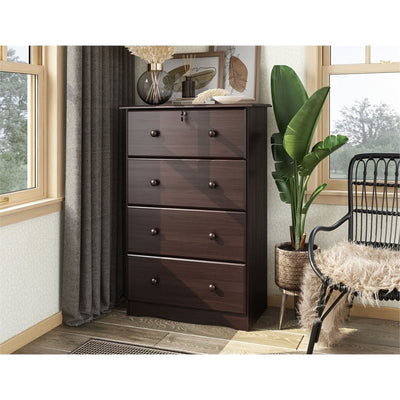 Amara Cappuccino Tall Kids Dresser Custom Kids Furniture