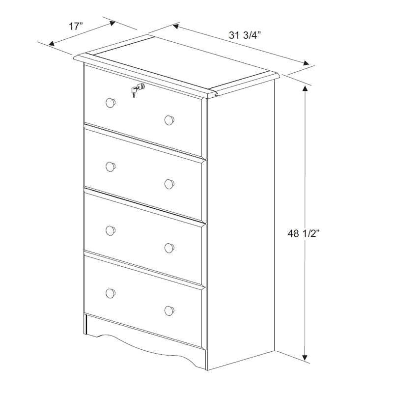 Amara Cappuccino Tall Kids Dresser Custom Kids Furniture