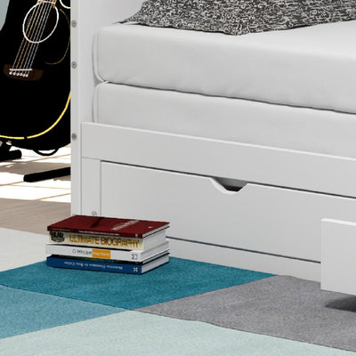 Eliana White Twin to King Extending Daybed Custom Kids Furniture
