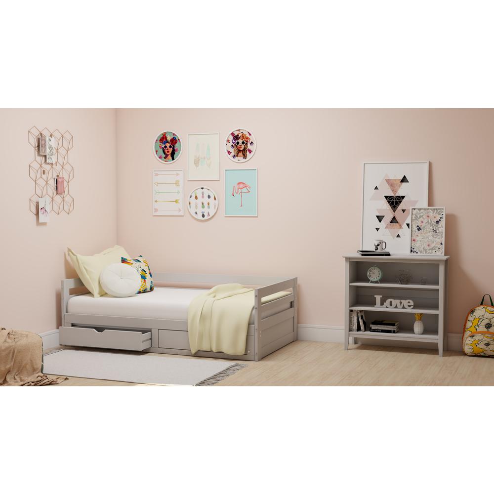 Eliana Twin to King Extending Daybed - Gray Custom Kids Furniture