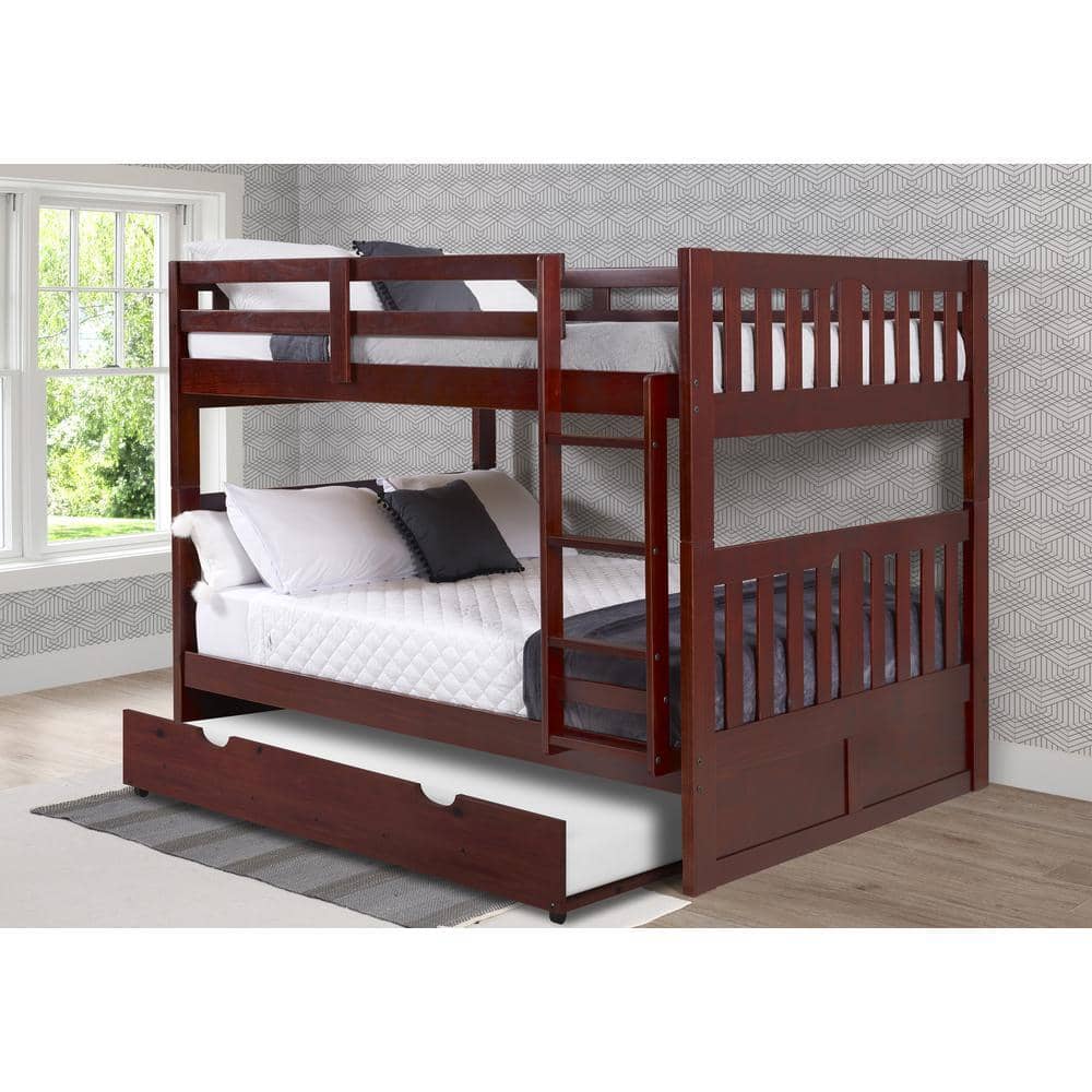 Abigail Full Bunk Bed with Trundle Custom Kids Furniture