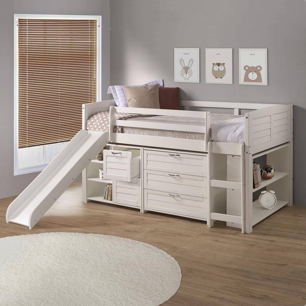 Adalyn Girls Bed with Slide Custom Kids Furniture