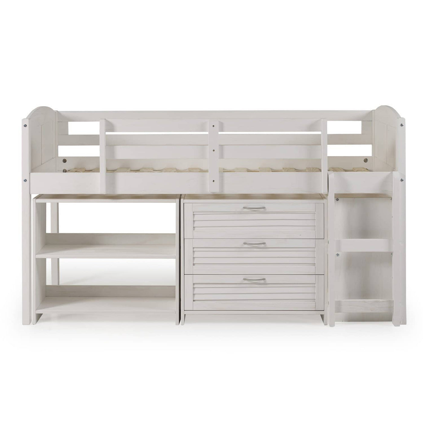 Adalyn White Modern Loft Bed for Kids Custom Kids Furniture