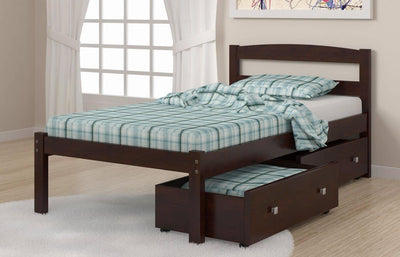 Adrian Twin Bed Frame with Storage Custom Kids Furniture