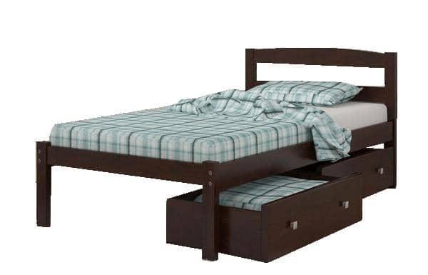 Adrian Twin Bed Frame with Storage Custom Kids Furniture