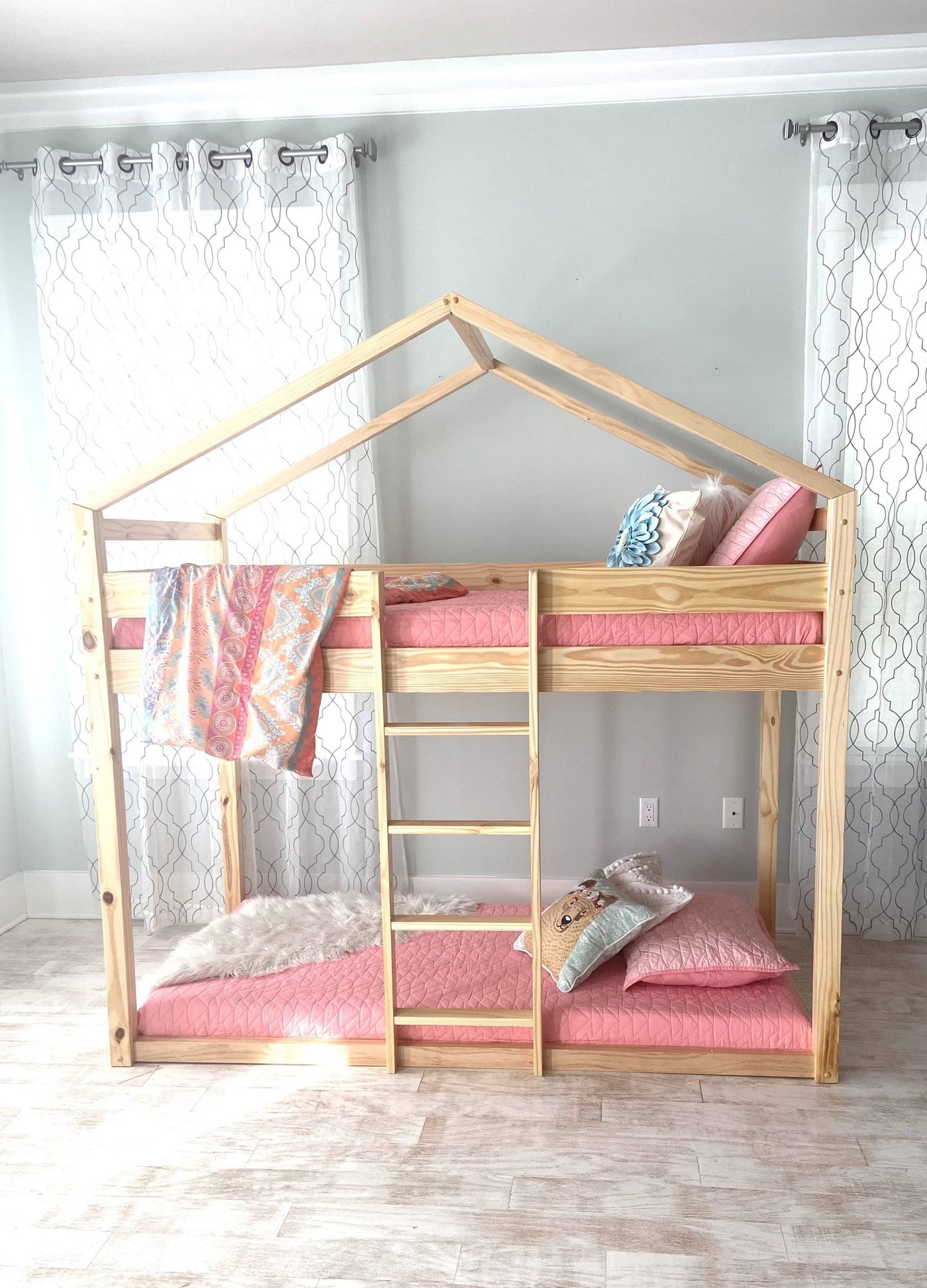 Aiden House Bunk Bed Custom Kids Furniture