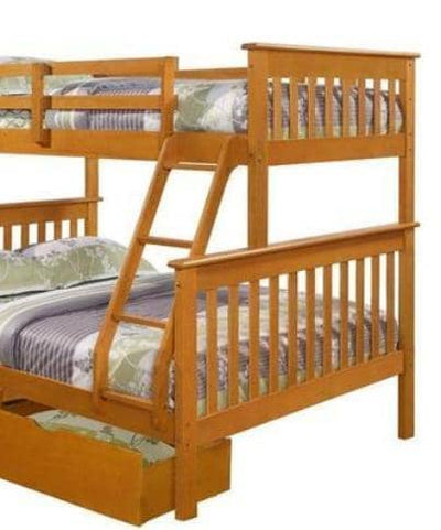 Alaina Twin over Full Bunk Bed with Storage Custom Kids Furniture