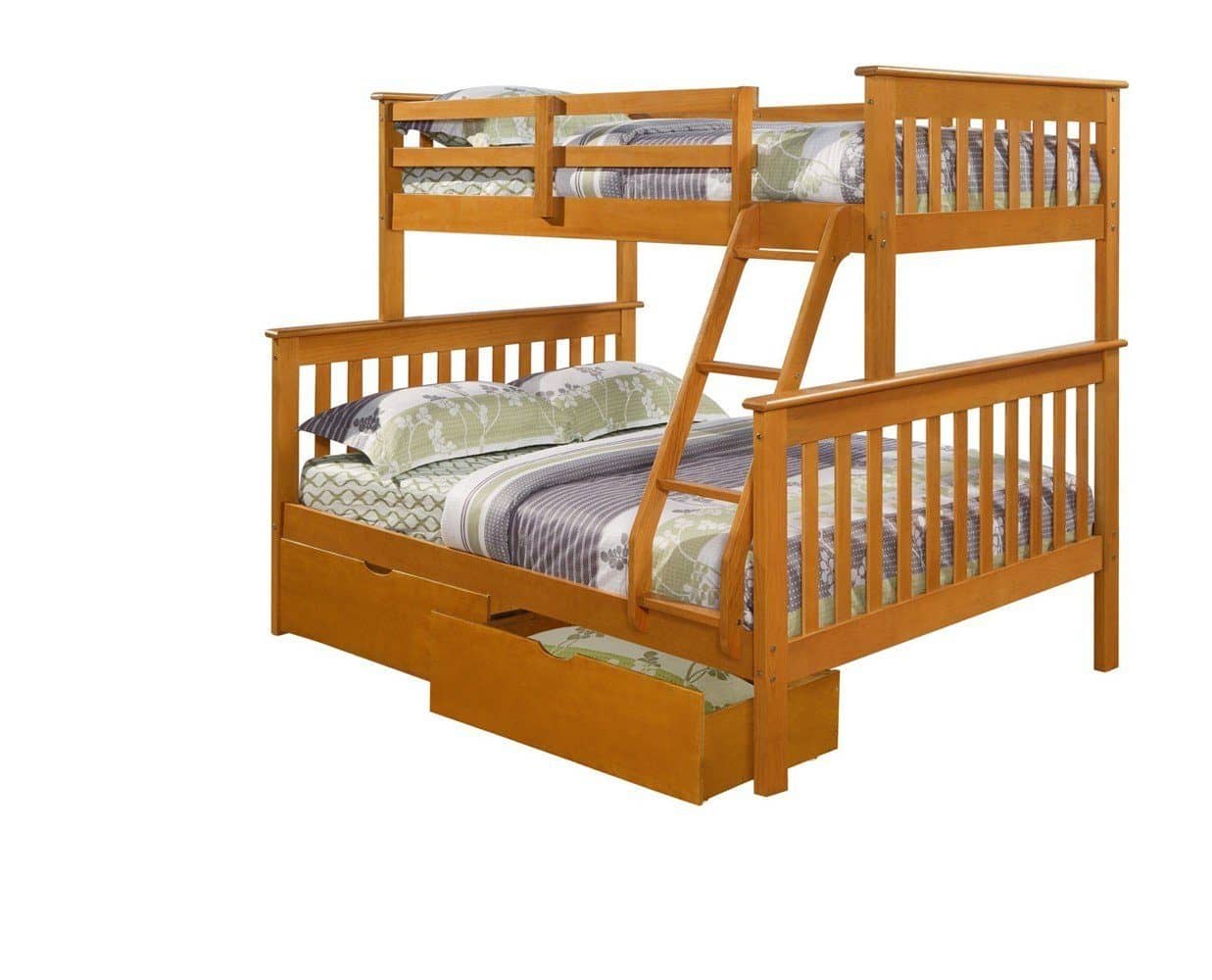 Alaina Twin over Full Bunk Bed with Storage Custom Kids Furniture