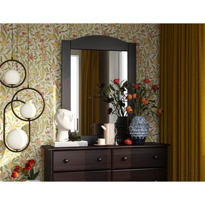 Amara Mirror for Cappuccino 6 Drawer Dresser Custom Kids Furniture