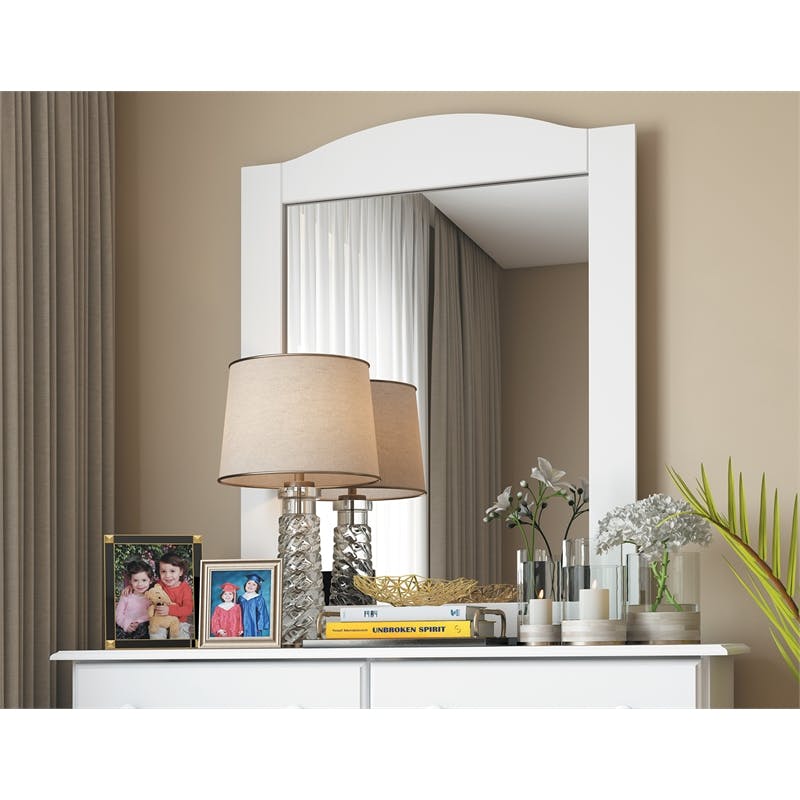 Amara Mirror for White 6 Drawer Dresser Custom Kids Furniture