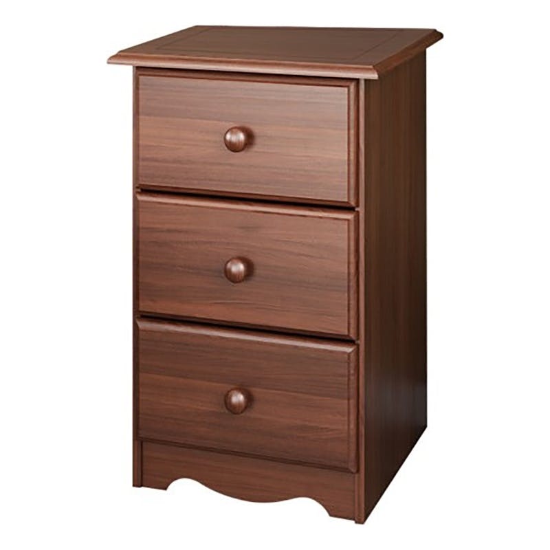 Amara Mocha Nightstand with Drawers Custom Kids Furniture